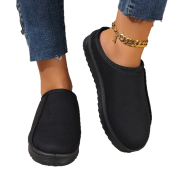 Γυναικείες Μπότες Χιονιού για Φθινόπωρο και Χειμώνα, Νέο Στυλ με Βελούδινη Επένδυση, Χοντρές και Ζεστές, Μοντέρνες Κοντές Μπότες με Χοντρές Σόλες