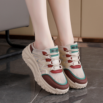 Κορεάτικο στυλ, νέο στυλ, παντόφλες εξωτερικού χώρου, γυναικεία, καλοκαιρινά, αθλητικά, τρέξιμο, casual, γυναικεία, χοντρά παπούτσια, W3002