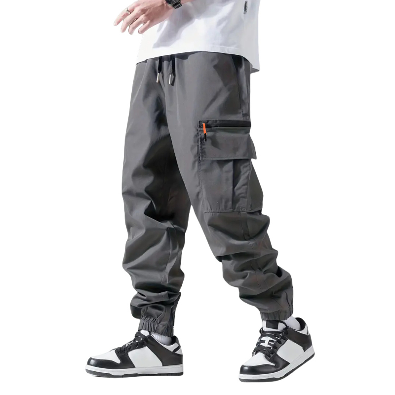 Vyriškos pavasario ir rudens naujos korėjietiškos madingos pavasario ir vasaros tiesaus kirpimo sportinės laisvos laisvalaikio ilgos kelnės