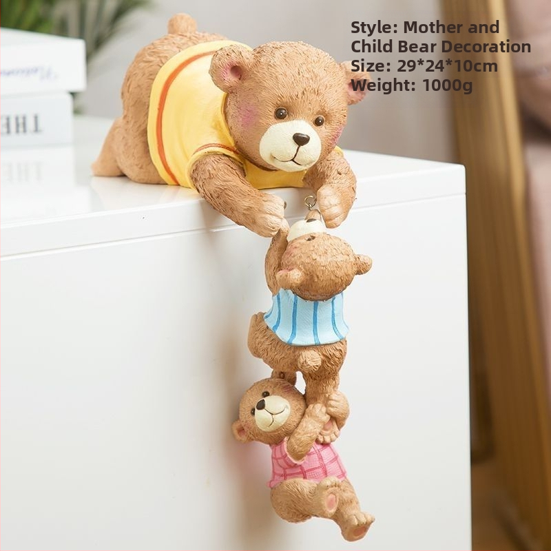 Декоративни смолни занаяти за двора, аксесоари за дома, креативни анимационни животни, градински орнаменти с котенца, променящи цвета си