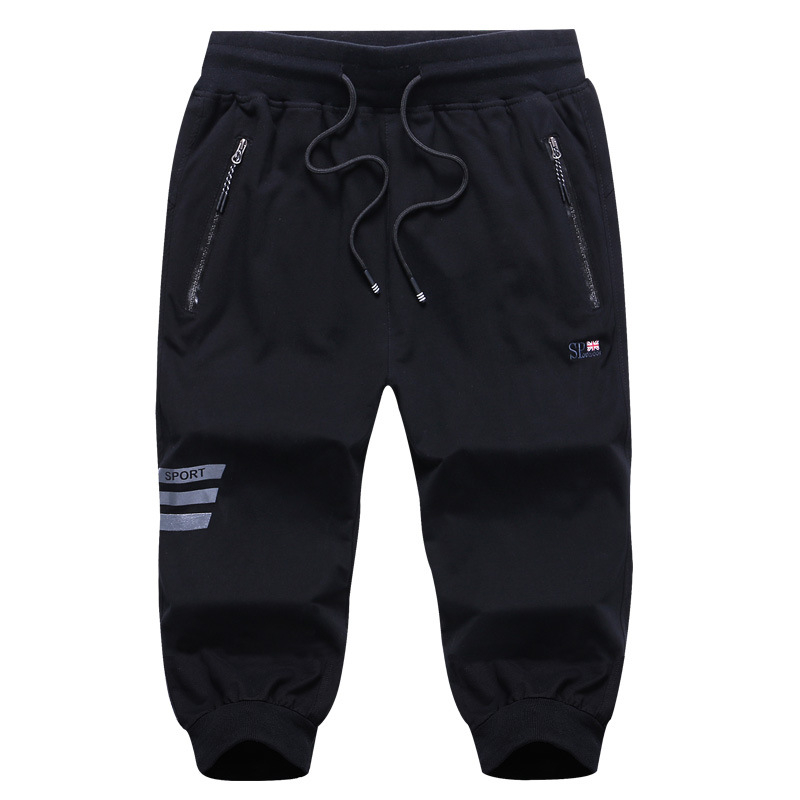 Extra nagy méretű férfi sport hétköznapi laza hétágú rövidnadrág nyári vékony tiszta pamut kövér férfi extra nagy közepes nadrág