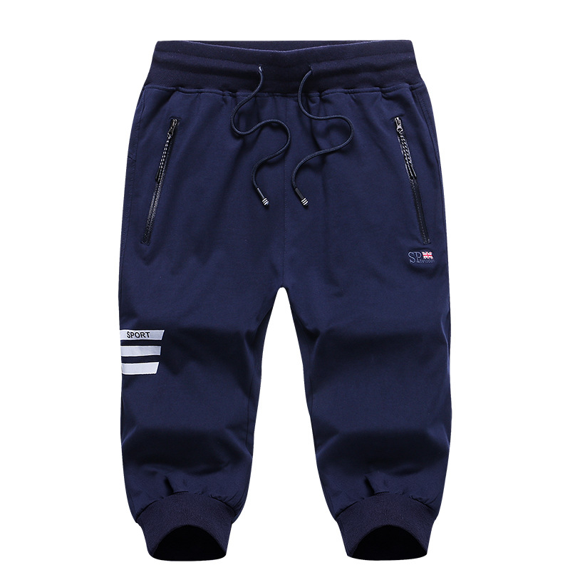 Extra nagy méretű férfi sport hétköznapi laza hétágú rövidnadrág nyári vékony tiszta pamut kövér férfi extra nagy közepes nadrág