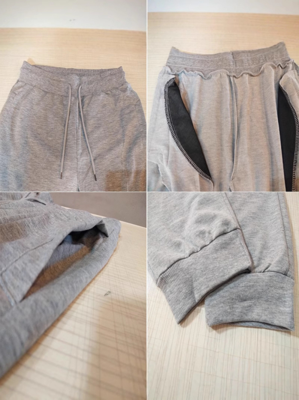 Forrás Gyártó Simple Sports Férfi Kényelmes Laza Leggings Hétköznapi Sokoldalú Tavaszi és Őszi Egyenes Nadrág