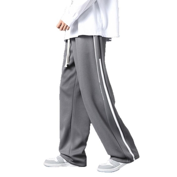 Wei Pants New Straight Casual Ανδρικό Παντελόνι Loose Sports Boys Slim Look Wide Leg Παντελόνι Άνοιξη και Φθινόπωρο 2024