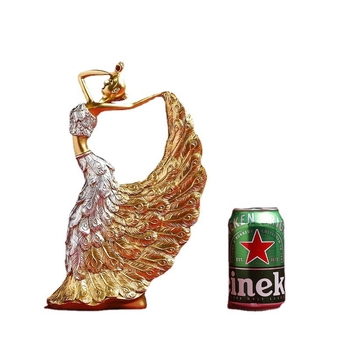 Ευρωπαϊκό στυλ δημιουργικό παγώνι χορού ρητίνης χειροτεχνίας στολίδια γάμου σαλόνι σπιτιού τηλεόραση ντουλάπι εισόδου φως πολυτελείας διακοσμήσεις