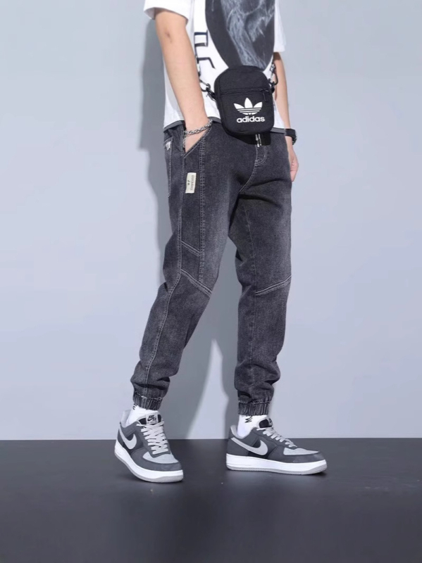 Ouni Liangpin Egyedi Farmer Férfiaknak, Határokon Átnyúló Kizárólagos Forrású, Gyári Márkás, OEM Módosított Alkalmi Nadrág