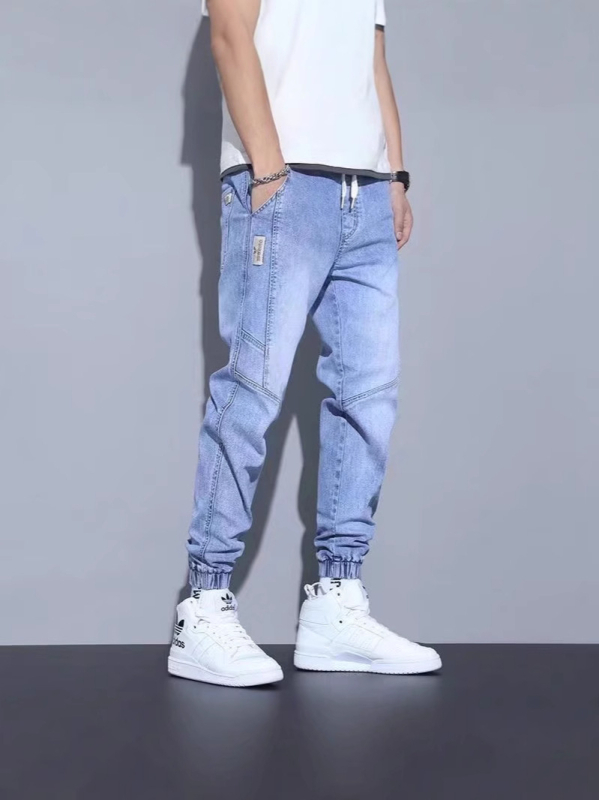 Ouni Liangpin Egyedi Farmer Férfiaknak, Határokon Átnyúló Kizárólagos Forrású, Gyári Márkás, OEM Módosított Alkalmi Nadrág