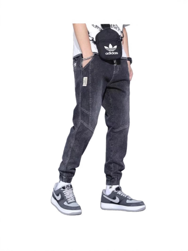 Ouni Liangpin Egyedi Farmer Férfiaknak, Határokon Átnyúló Kizárólagos Forrású, Gyári Márkás, OEM Módosított Alkalmi Nadrág