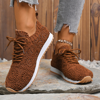 Ευρωπαϊκό και Αμερικανικό Εξαγωγικό Μεγάλο Μέγεθος 2025 Άνοιξη Νέα Pure Color Mesh Αθλητικά και Αναψυχής Γυναικεία Παπούτσια με Ρηχό Στόμα, Στρογγυλή Μύτη, Διασυνοριακά