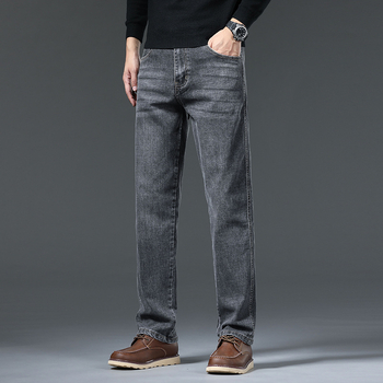 Hong Kong High-end Business Farmer Férfi Őszi 2025 Új Laza, Stretch, Egyenes, Minden Méretre Való Laza Hosszú Nadrág