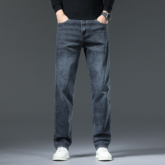 Hong Kong High-end Business Farmer Férfi Őszi 2025 Új Laza, Stretch, Egyenes, Minden Méretre Való Laza Hosszú Nadrág