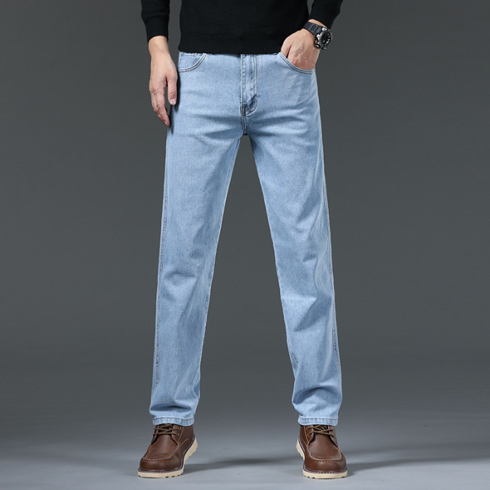 Hong Kong High-end Business Farmer Férfi Őszi 2025 Új Laza, Stretch, Egyenes, Minden Méretre Való Laza Hosszú Nadrág