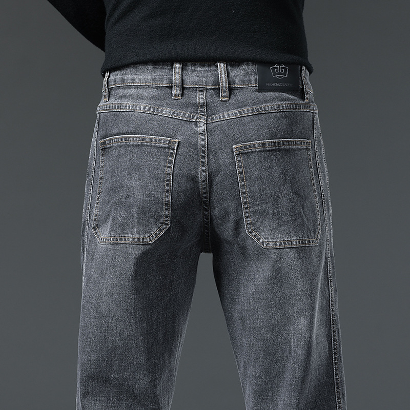 Hong Kong High-end Business Farmer Férfi Őszi 2025 Új Laza, Stretch, Egyenes, Minden Méretre Való Laza Hosszú Nadrág