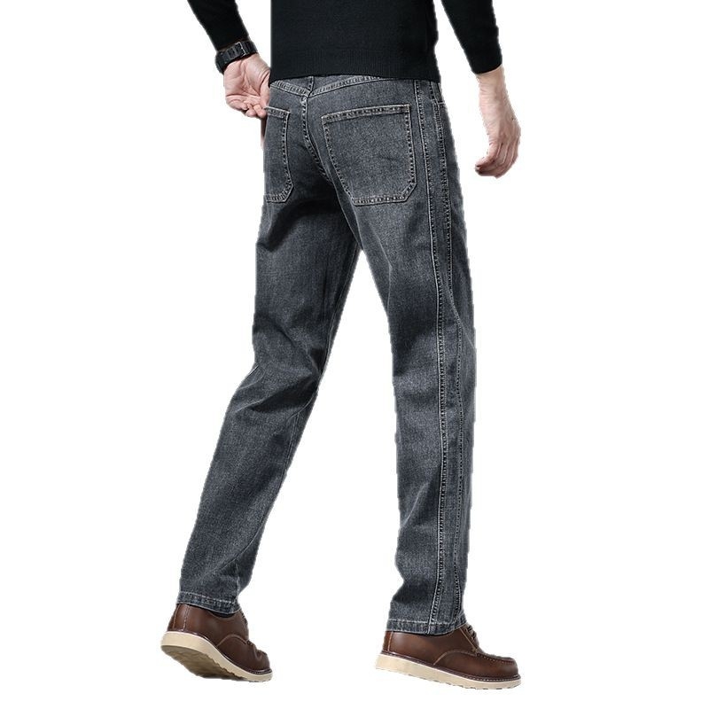 Hong Kong High-end Business Farmer Férfi Őszi 2025 Új Laza, Stretch, Egyenes, Minden Méretre Való Laza Hosszú Nadrág