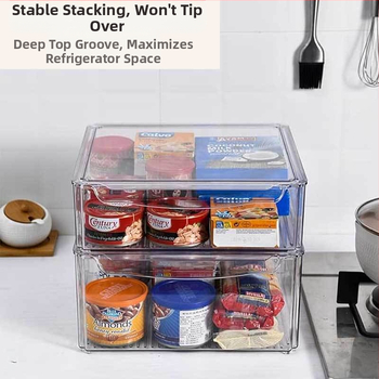 Διασυνοριακό σε απόθεμα, μπορεί να ωθηθεί και να διπλωθεί με καπάκι, κουτί αποθήκευσης ψυγείου, υψηλής διαφάνειας, κατάλληλο για τρόφιμα, κουτί αποθήκευσης κατοικίδιων ζώων, κουτί αποθήκευσης κουζίνας