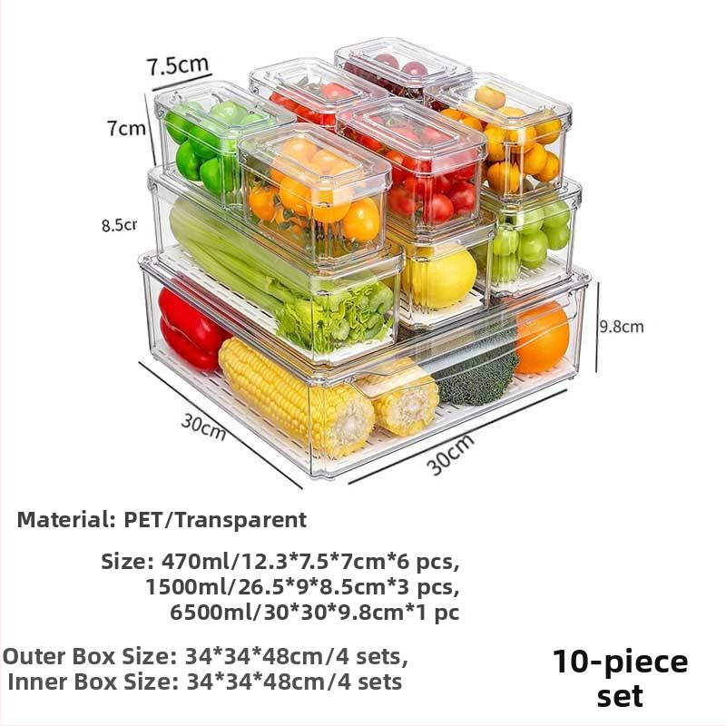 Határokon átnyúló raktáron, benyomható és összecsukható, fedeles hűtőszekrény tárolódobozzal, átlátszó, élelmiszeripari minőségű kisállat tárolódoboz konyhai tárolódobozzal