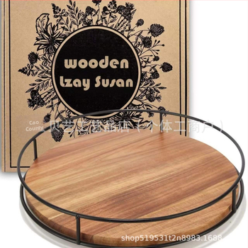 Дървена стойка за съхранение на подправки от трансграничен тип, кръгла дървена стойка за съхранение на козметика, преносима масивна дървена стойка за съхранение на различни видове