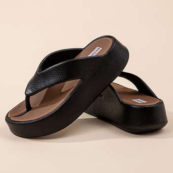 Japanke za žene, ljeto 2025., nova gornja odjeća za plažu koja povećava visinu, moderne, svestrane, udobne, neklizajuće japanke s debelim potplatom