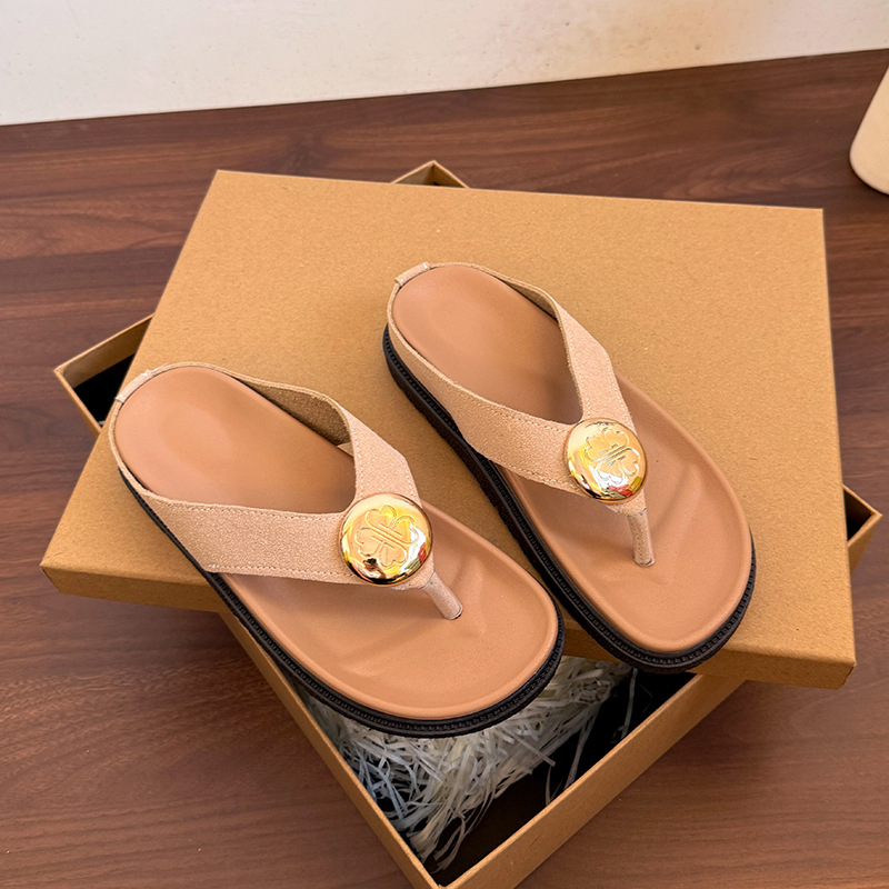 2025 m. naujos vasaros fėjų stiliaus storapadžiai moteriški vasariniai viršutiniai drabužiai, madingi ir universalūs paplūdimio basučių niša atviromis nosimis