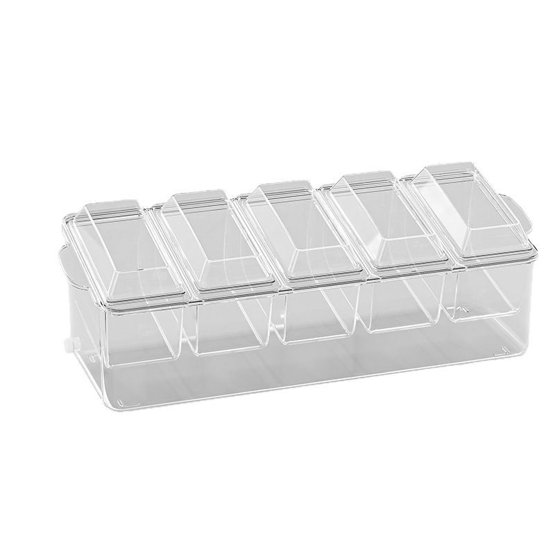 Határokon átnyúló gyümölcssaláta doboz villával hordozható frissen tartó doboz piknik rekesz fagyasztó doboz háztartási hűtőszekrény tároló doboz