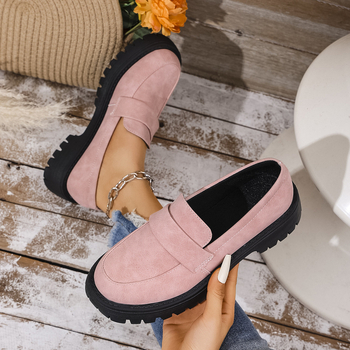 Užsienio prekyba, tarpvalstybiniai britų JK japonų maži odiniai moteriški batai, 2024 m. nauji storapadiai koledžo stiliaus „Lefu“ vienetiniai batai, madingi batai