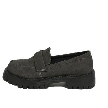 Užsienio prekyba, tarpvalstybiniai britų JK japonų maži odiniai moteriški batai, 2024 m. nauji storapadiai koledžo stiliaus „Lefu“ vienetiniai batai, madingi batai