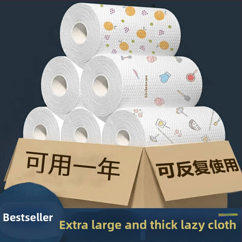 Vienkartinė drėgna ir sausa indų plovimo šluostė virtuvei, nesugerianti aliejaus, buitinės valymo šluostės didmeninė prekyba