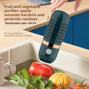 Безжичен пречиствател за плодове и зеленчуци, машина за миене на зеленчуци, домакински уреди, машина за дезинфекция на хранителни съставки и плодове за премахване на остатъци от пестициди