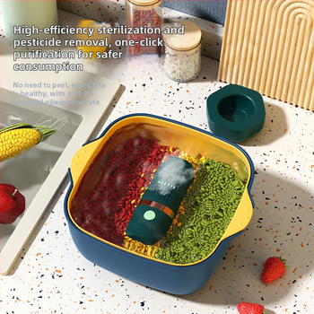 Безжичен пречиствател за плодове и зеленчуци, машина за миене на зеленчуци, домакински уреди, машина за дезинфекция на хранителни съставки и плодове за премахване на остатъци от пестициди