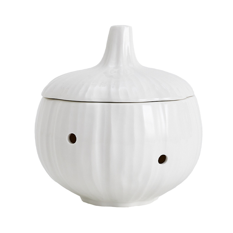 Piiriülene uus õõnes küüslaugupurk majapidamisköögi hoiupurk niiskuskindel ja hallituskindel küüslaugu hoiupurk keraamiline suletud purk