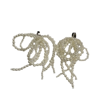 Pietų Korėjos naujas aukštos kokybės tekstūros perlų kaspino batų sagties batų dekoracija, madingas, universalus mažas „Chanel“ stiliaus batų sagties pakabinamas dekoravimas