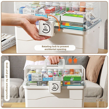 Ravimikarp majapidamiseks, suure mahutavusega majapidamisravimikarp, multifunktsionaalne mitmesuguste asjade hoiukarp, väärtuslik lauaarvuti hoiuriiul