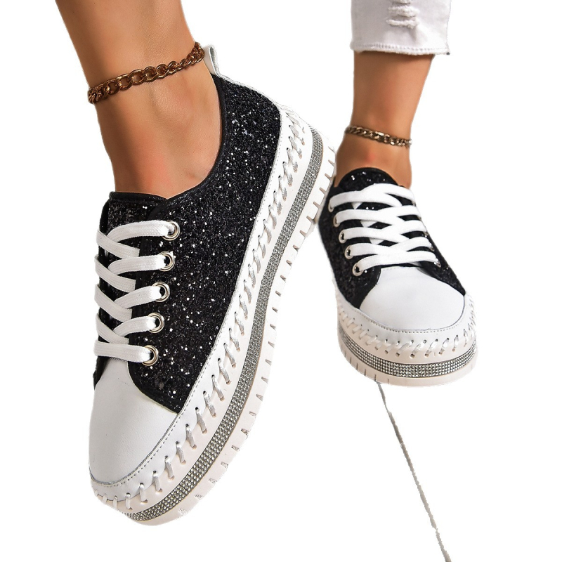 Külkereskedelmi Nagy Méretű Strasszos Lapos Mokaszinok Nyári Új Hálós Lélegző Hétköznapi Sokoldalú Bebújós Slip-onok