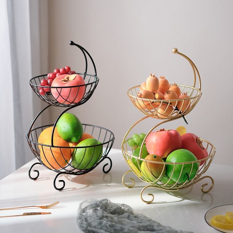 Gyümölcstányér Nappali Háztartási Uzsonnás Kiállító Tányér Többrétegű Gyümölcskosár Irodai Gyümölcstányér Udvari Gyümölcstál Pl