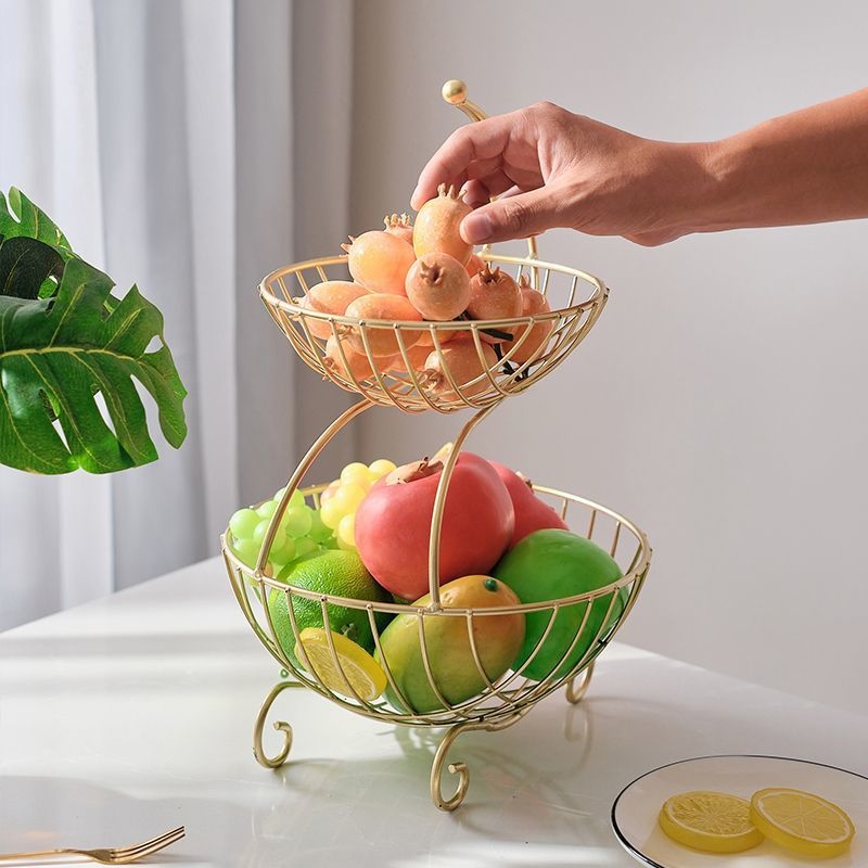 Gyümölcstányér Nappali Háztartási Uzsonnás Kiállító Tányér Többrétegű Gyümölcskosár Irodai Gyümölcstányér Udvari Gyümölcstál Pl