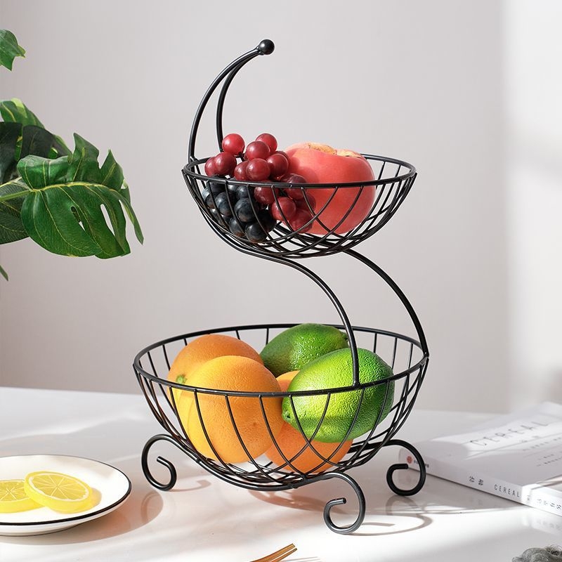 Gyümölcstányér Nappali Háztartási Uzsonnás Kiállító Tányér Többrétegű Gyümölcskosár Irodai Gyümölcstányér Udvari Gyümölcstál Pl