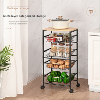Keskeny résű, padlón álló, többrétegű, fiókos konyhai tárolóállvány, kocsi, húzható-toló zöldségtároló, gyümölcs- és zöldségállvány, nagykereskedelem