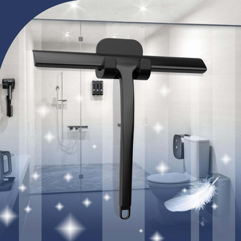 Tarpvalstybinis silikoninis stiklo valytuvas, buitinis dušo kambario stiklo veidrodžio grandiklis, komercinis valymas, specialus stiklo grandiklis