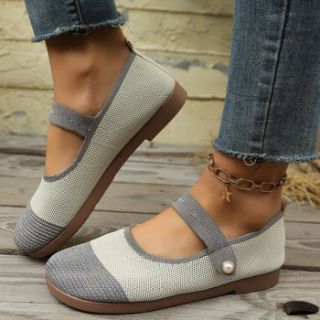 Καλοκαιρινή Νέα Ιαπωνική Ζώνη με Πόρπη και Μονόλεξη, Γυναικεία Παπούτσια Mary Jane, Μικρή Τετράγωνη Κεφαλή, Επίπεδη Κάτω Μερίδα