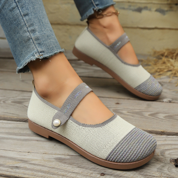 Καλοκαιρινή Νέα Ιαπωνική Ζώνη με Πόρπη και Μονόλεξη, Γυναικεία Παπούτσια Mary Jane, Μικρή Τετράγωνη Κεφαλή, Επίπεδη Κάτω Μερίδα