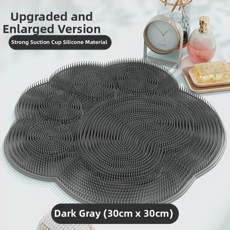 Vonios pėdų šveitimo kilimėlis pėdų plovimui, negyvos odos pašalinimui, didelis tingus nugaros šveitiklis su siurbimo puodelio masažu