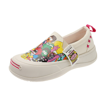 Νέα γυναικεία παπούτσια 2024, φλατ παπούτσια, παπούτσια εξωτερικού εμπορίου από ύφασμα, κορεάτικο στυλ, μόδα, casual, καμβάς, dropshipping