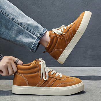 Ψηλά Ανδρικά Παπούτσια Μοντέρνα Παπούτσια Ins New Explosions Γερμανικά Παπούτσια Προπόνησης μεσαίου μεγέθους Ανδρικά Ρετρό Φλατ Παπούτσια Ανδρικά αθλητικά παπούτσια