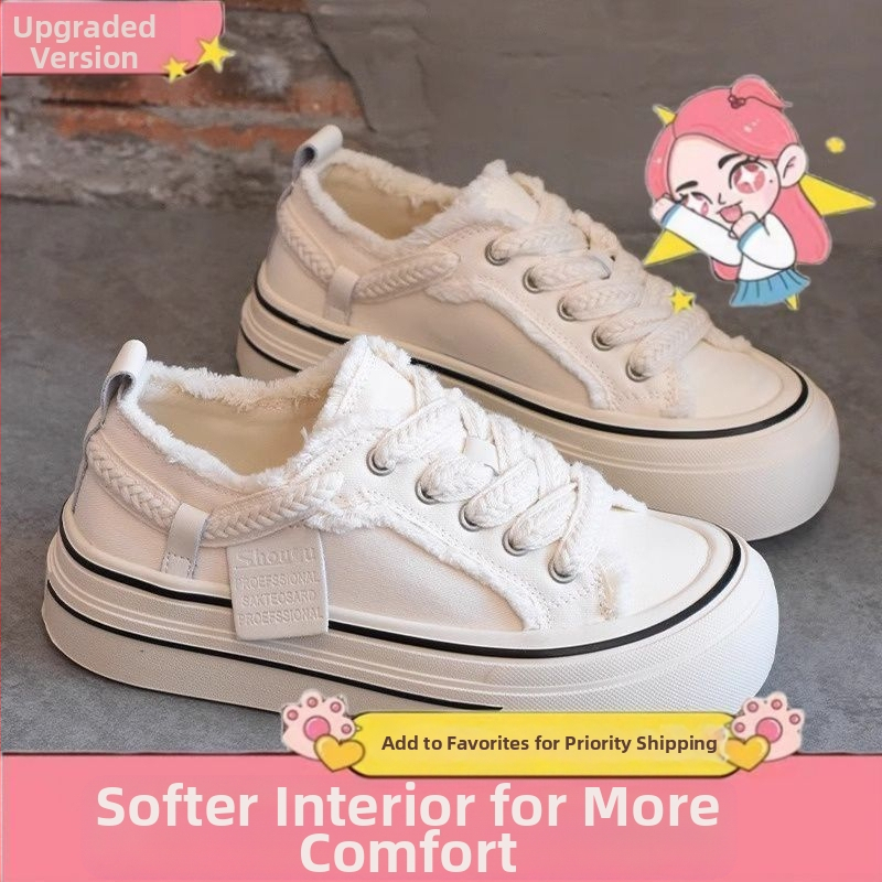 Retro Campus paksu tallaga lõuendikingad naistele 2025. aasta uued hingavad mustad sügiskingad Tide