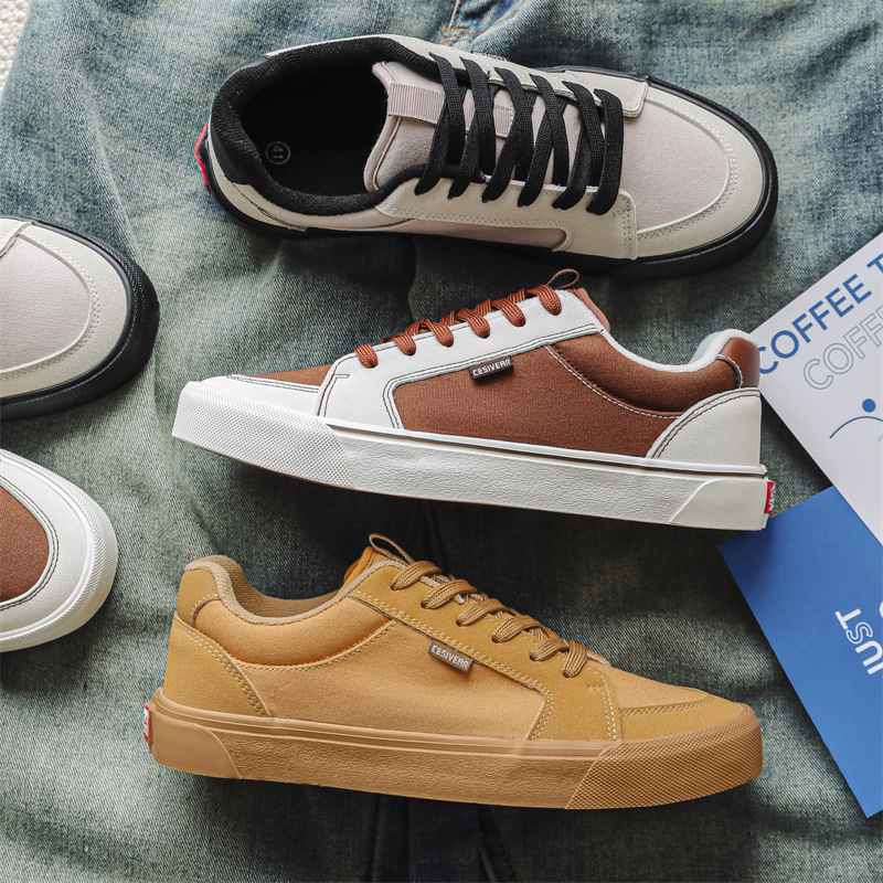 Pantofi de pânză pentru cupluri 2025, pantofi noi pentru bărbați, pantofi sport casual coreeni, Joker, nișă, pantofi la modă, en-gros