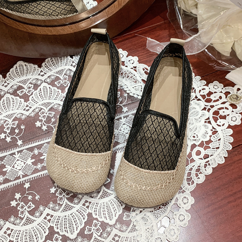 Pantofi de pescar, pantofi leneși, slip-on, pantofi vechi din pânză de la Beijing, pantofi pentru femei, pantofi casual din pânză pentru femei, 625-116