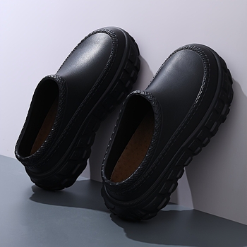 2025 Új, határokon átnyúló dropshipping férfi csúszásgátló szakács klumpa fekete munkacipő