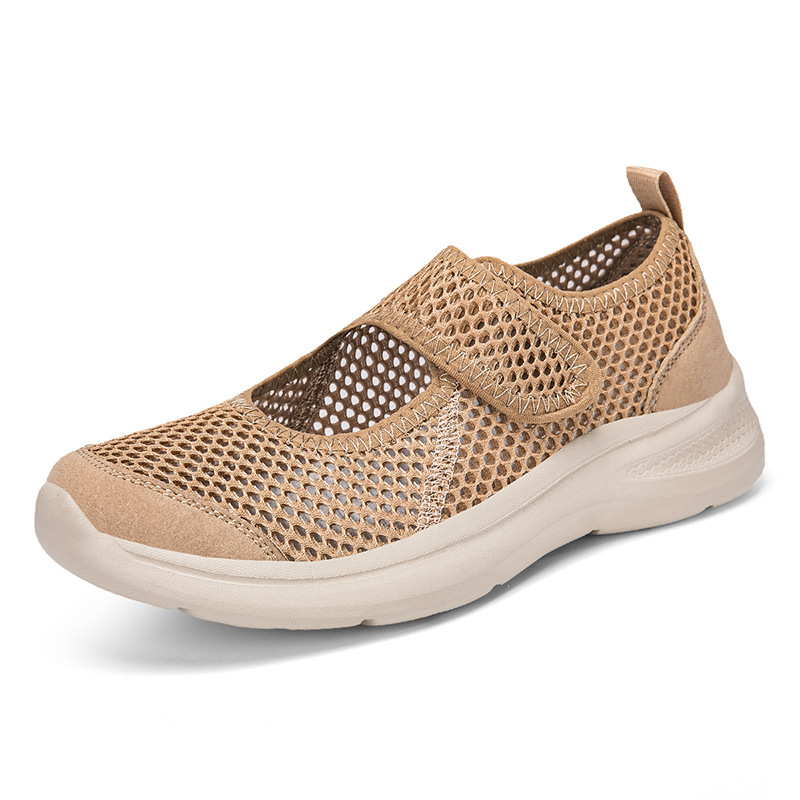 Határokon átnyúló, alacsony szárú, hálós platformcipő 2025 tavaszi és nyári, üreges csattal ellátott, hétköznapi, plus size 43/44-es hálós cipő.