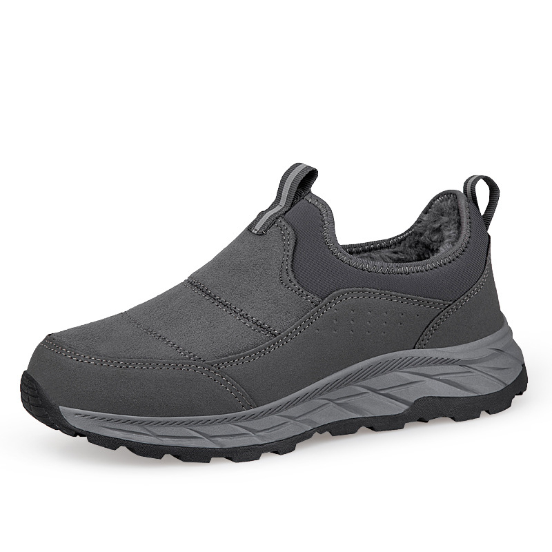 Pantofi sport antiderapanți pentru vârstnici, mărime plus, cu căptușeală din bumbac, pantofi călduroși, antiderapanți, sport, pantofi casual pentru vârstnici