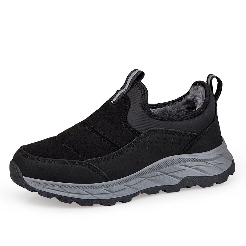 Pantofi sport antiderapanți pentru vârstnici, mărime plus, cu căptușeală din bumbac, pantofi călduroși, antiderapanți, sport, pantofi casual pentru vârstnici